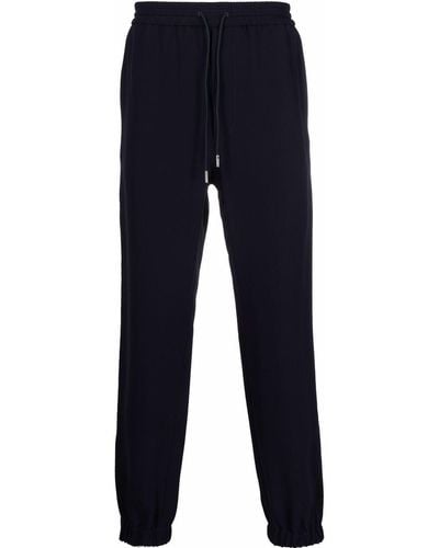 Alexander McQueen Tapered-leg Track Trousers - Blue
