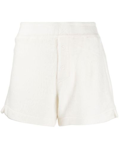 RTA Maddy High-rise Shorts - White