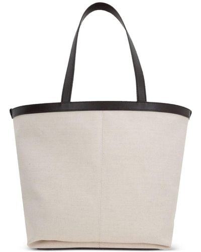 Bottega Veneta Medium Flip Flap Tote Bag - White