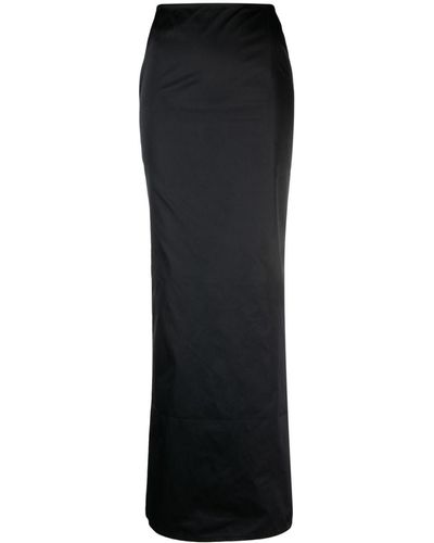 Ludovic de Saint Sernin Wool-blend Maxi Skirt - Black