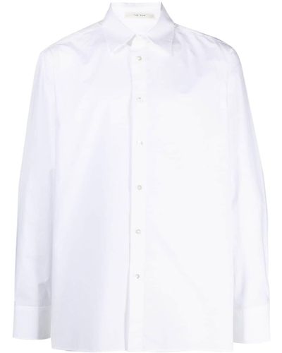 The Row Julio Cotton Shirt - White
