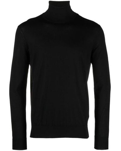ZEGNA Roll-neck Knit Sweater - Black