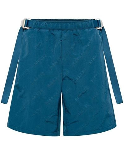Dion Lee Buckle-waist Board Shorts - Blue