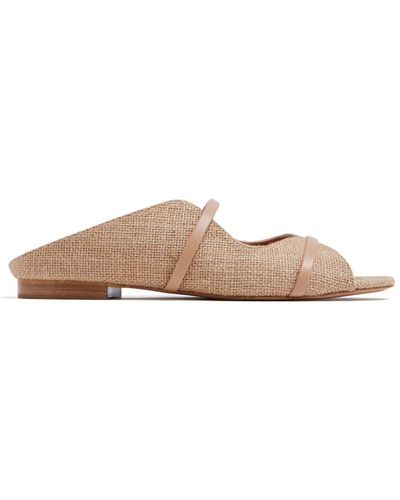 Malone Souliers Norah Raffia Sandals - Natural