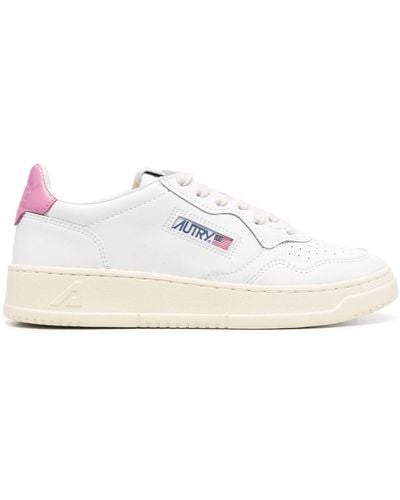 Autry Women Medalist Low Leather Sneakers - White