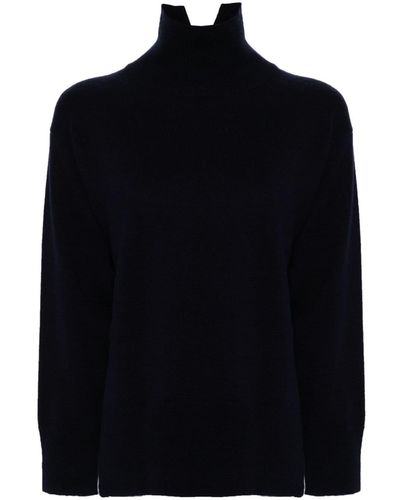 Seventy Roll-neck Fine-knit Sweater - Black