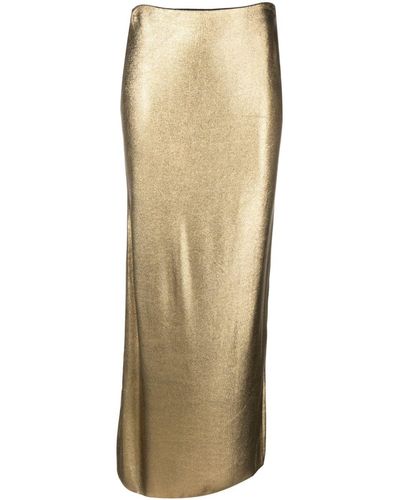Tom Ford Metallic Fitted Skirt
