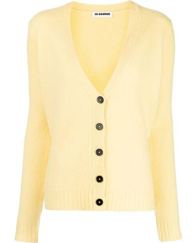 Jil Sander Vest Met V-hals - Geel