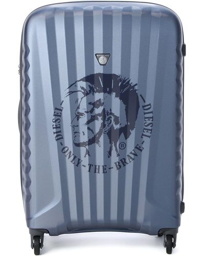 DIESEL Koffer mit Logo-Print - Blau