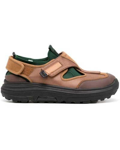 Suicoke Tred Logo-patch Trainers - Brown