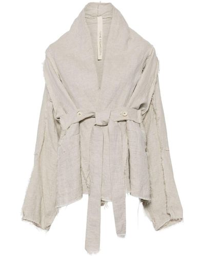 Forme D'expression Deconstructed Wrap Jacket - White