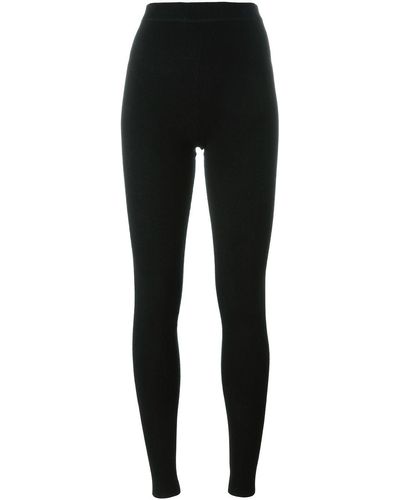 N.Peal Cashmere High Waist leggings - Black