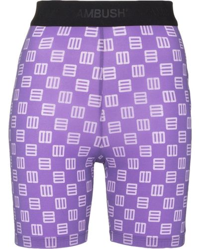 Ambush Pantalones cortos con monograma - Multicolor
