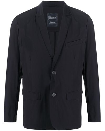 Herno Blazer à simple boutonnage - Bleu