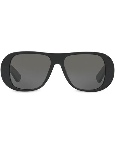 ALEXACHUNG X Sunglass Hut Curved Frames Sunglasses - Gray
