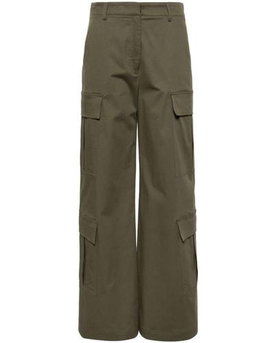 Moschino Wide-leg Cargo Trousers - Green