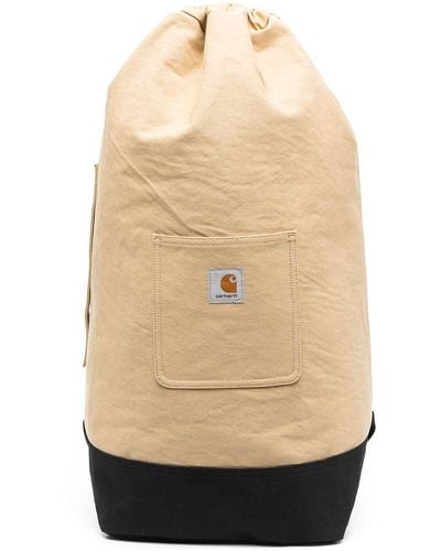 Carhartt Drawstring-fastening Patch-pocket Backpack - Brown