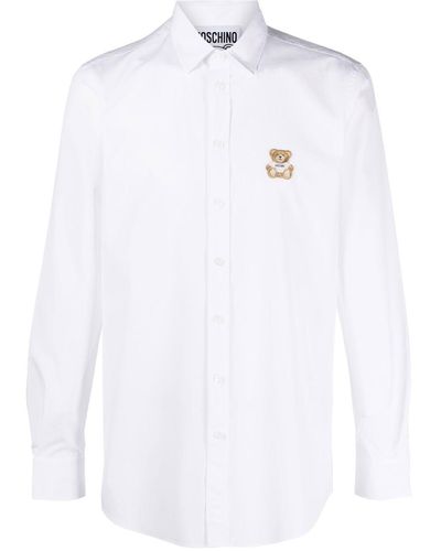 Moschino Overhemd Met Borduurwerk - Wit