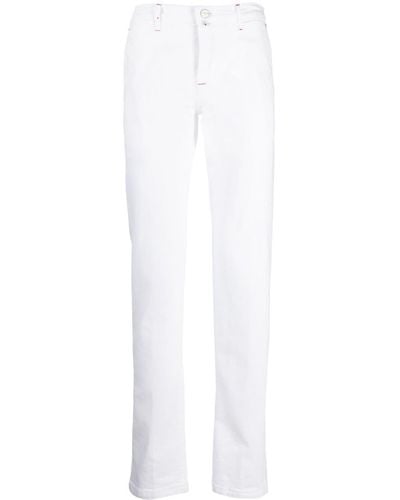 Kiton Straight-leg Chino Trousers - White