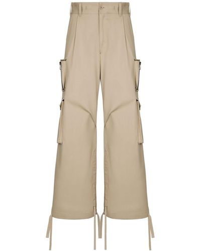 Dolce & Gabbana Pantalones anchos estilo cargo - Neutro