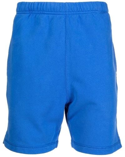 Heron Preston Short de sport à patch logo - Bleu