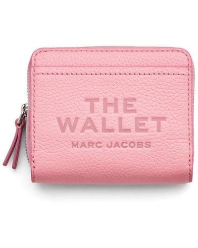 Marc Jacobs The Leather Mini Portemonnaie - Pink