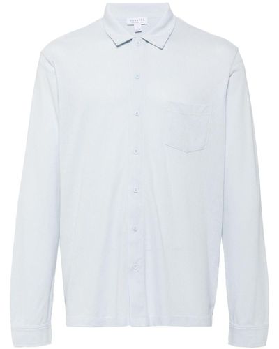 Sunspel Riviera Cotton Shirt - White