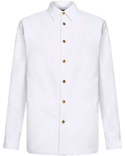 Etro Padded Cotton Shirt Jacket - White