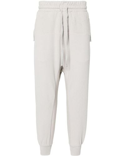 Thom Krom Drop-crotch Panelled Track Trousers - White