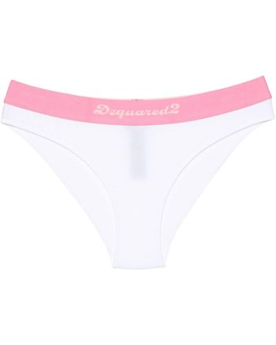 DSquared² Slip mit Logo-Bund - Pink