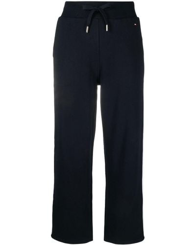Tommy Hilfiger Striped-trim Terry Track Trousers - Blue