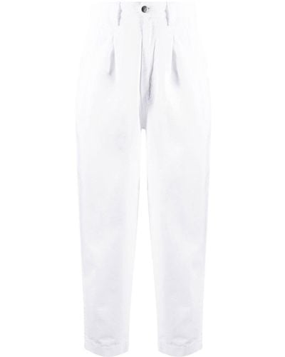 Societe Anonyme Mid-rise Tapered Jeans - White