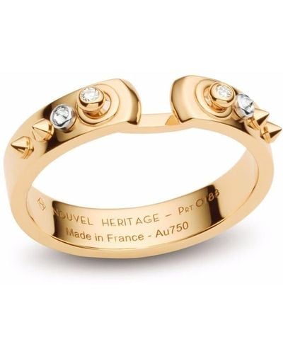 Nouvel Heritage 18kt Yellow Gold Brunch In Ny Mood Diamond Ring - Metallic