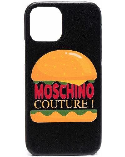 Moschino ロゴ Iphone ケース - ブラック
