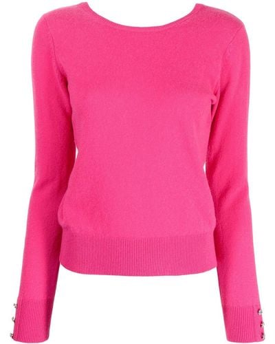 Paule Ka Two-way Cashmere Sweater - Pink