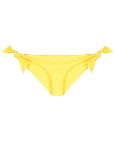 Isabel Marant Slip bikini con dettaglio a nodo - Giallo