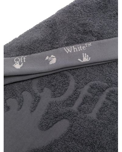 Off-White c/o Virgil Abloh Set di asciugamani Man Swimming - Grigio