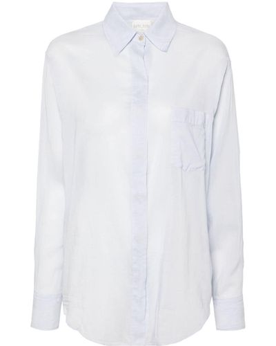 Forte Forte Semi-sheer Long-length Shirt - White