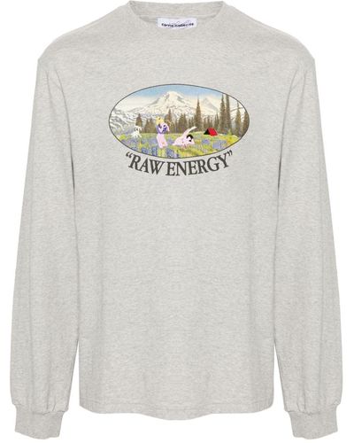 Carne Bollente Raw Energy Organic Cotton Sweatshirt - Grey