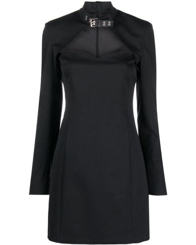 Moschino Jeans Cut-out Detail Long-sleeve Dress - Black
