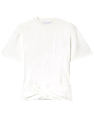 Off-White c/o Virgil Abloh Arrows-motif Twisted Cotton Shirt - White