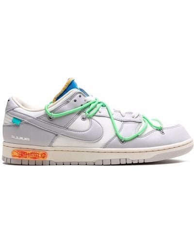 NIKE X OFF-WHITE Dunk Low "lot 26" Sneakers - Gray