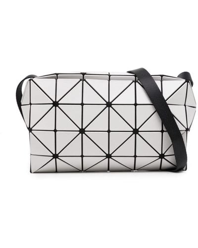 Bao Bao Issey Miyake Carton Geometric-panelled Crossbody Bag - Metallic