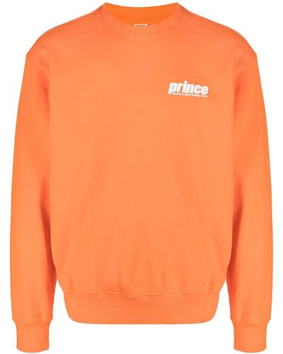 Sporty & Rich X Prince Sweatshirt mit Logo-Print - Orange