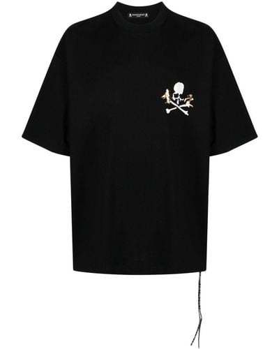 Mastermind Japan Skull-print Cotton T-shirt - Black