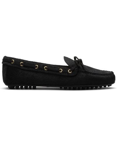 Car Shoe Mocasines con lazo - Negro