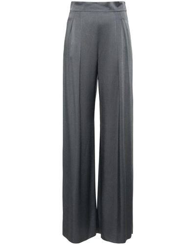 Max Mara Verve Wide-leg Trousers - Grey