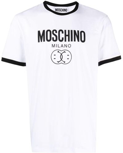 Moschino ストレッチコットンジャージーtシャツ - ホワイト