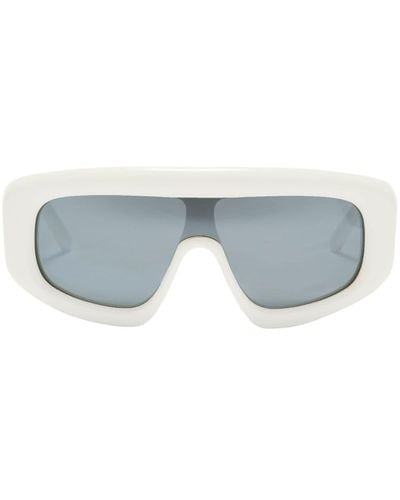 Palm Angels Carmel Shield-frame Sunglasses - Blue