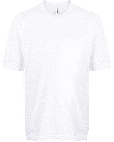 Transit Round-neck Cotton-blend T-shirt - White